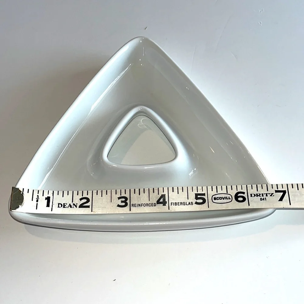 Crate & Barrel White Oven/Microwave Safe Dish